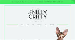 Desktop Screenshot of nittygrittyhairandwax.com